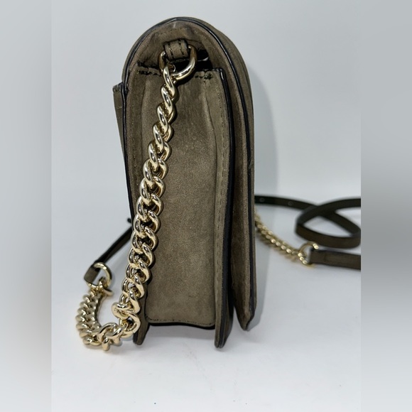 Rebecca Minkoff Olive Green  suede mini crossbody. 250 Retail. - Picture 14 of 14